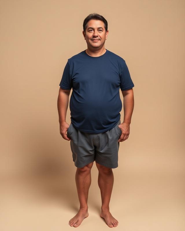 Ricardo, 46 años antes del acompañamiento nutricional